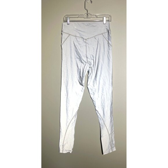 So Real women's gray running athletic reflective leggings Size M - Picture 3 of 10